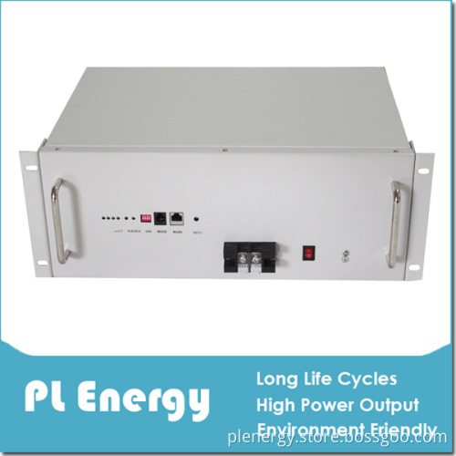 High Power 48V 50hah Rechargeable Telecom UPS LiFePO4 Battery